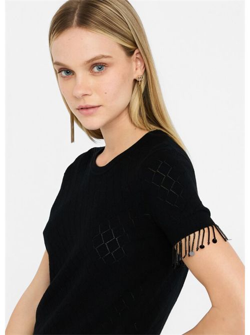 T-shirt in maglia LIU JO | CF5005MS18E/22222